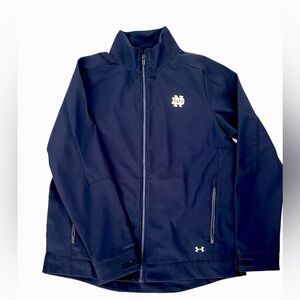 Under Armour Norte Dame men cold gear soft shell jacket large college football